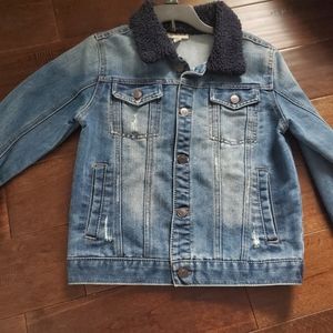 Jean jacket brand new size 8 kids with tags